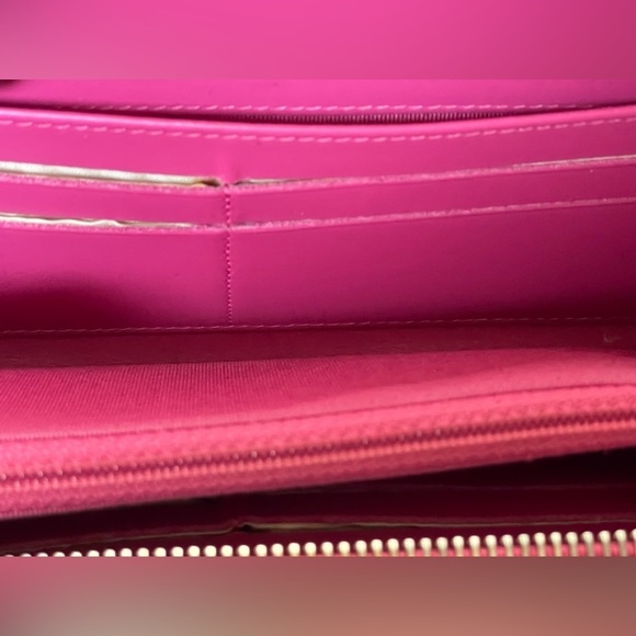 Chanel Pink Caviar Zip Around Quilted Leather Zip Around Long Wallet - Picture 6 of 16